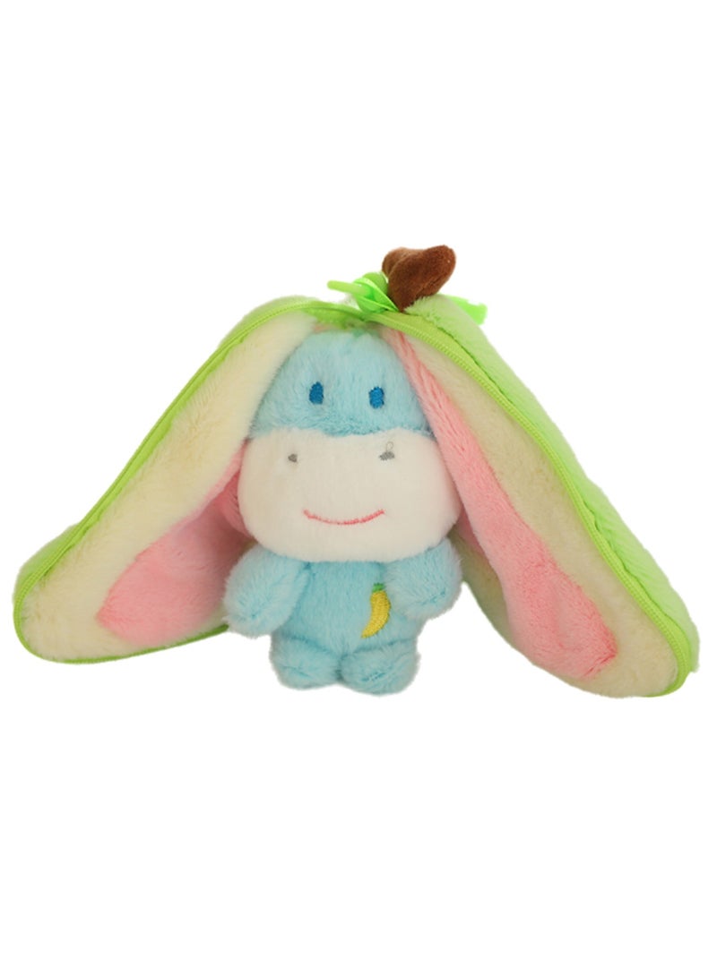 15 CM Cute Cartoon Animal Plush Toy Widgets Backpack Key Pendant For Girls And Boys All Ages Gift（Style 2） - Image 1